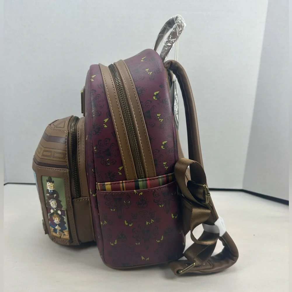 Loungefly Disney The Haunted Mansion Stretching Room Portraits Mini Backpack